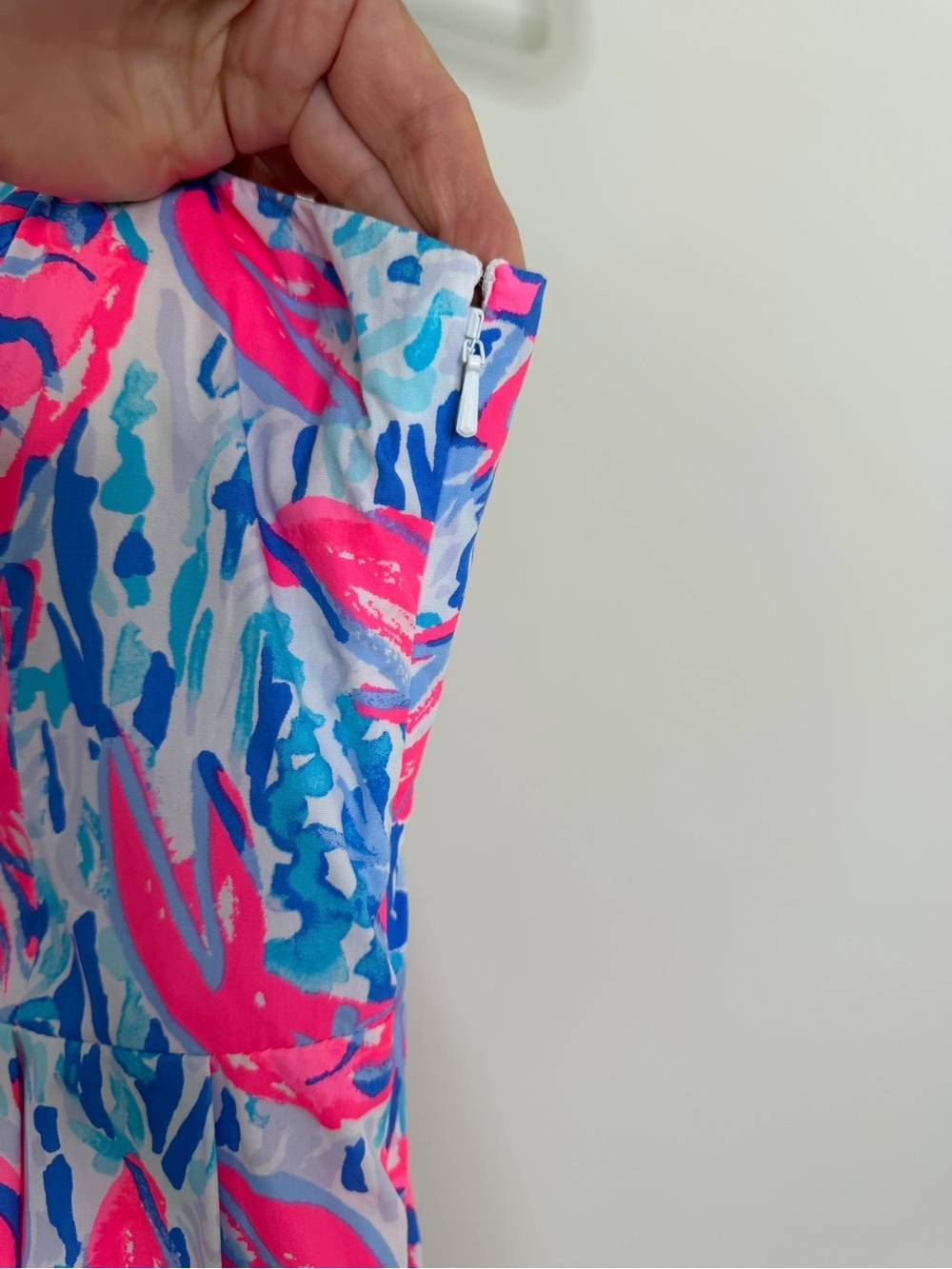 The Lilly Pulitzer Easton Dress in Cracked Up Cosmic Coral Resort Wear wedding - Picture 6 of 13